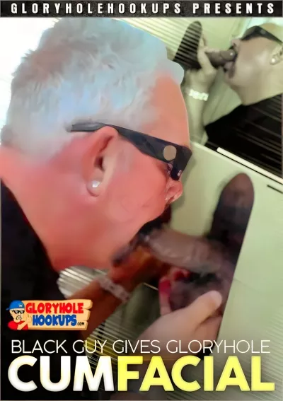 Black Guy Gives Gloryhole Cum Facial — Gloryhole Hookups Clips