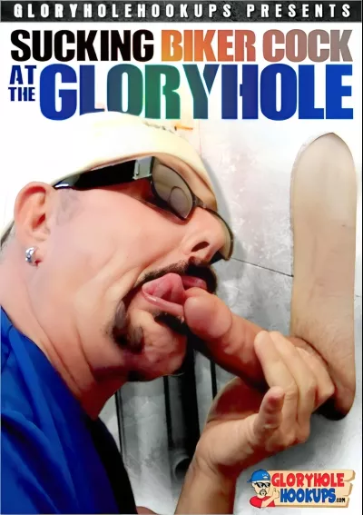 Sucking Biker Cock at the Gloryhole — Gloryhole Hookups Clips